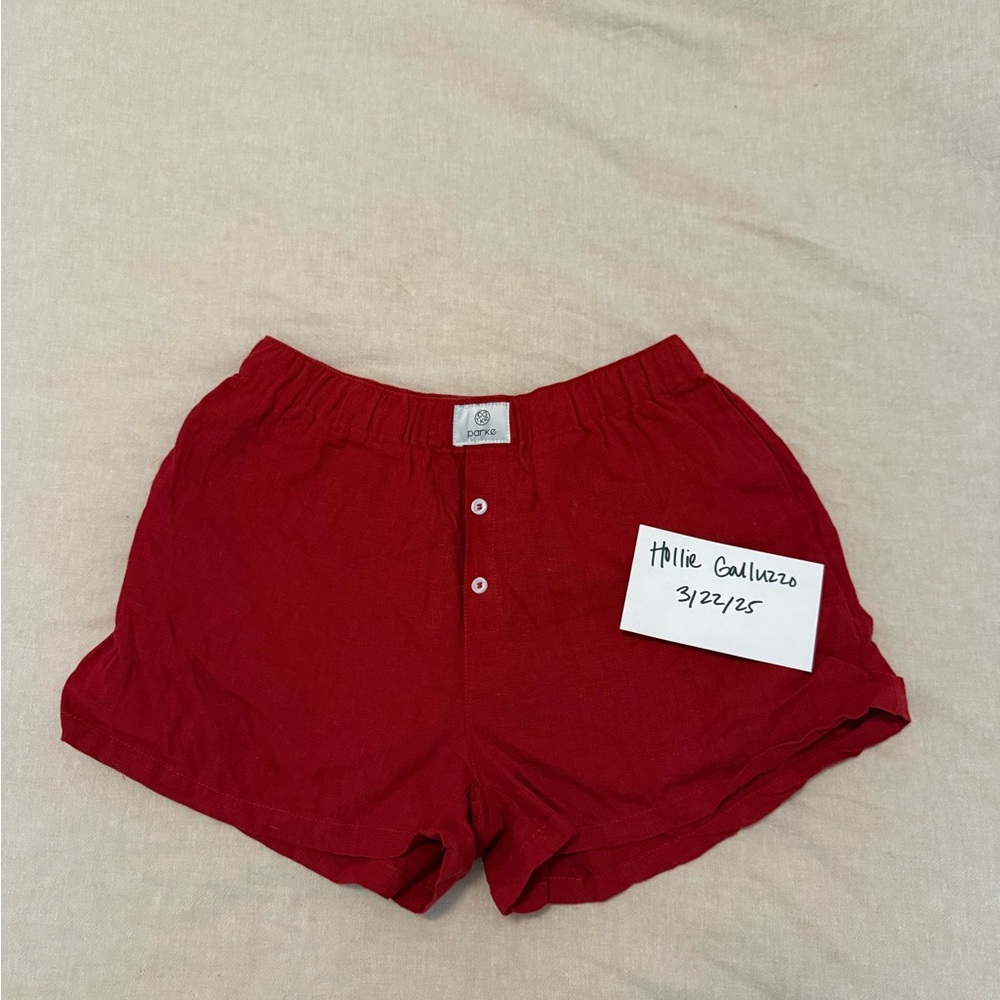 Parke linen shorts